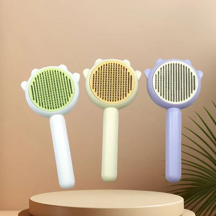 Функционална четка гребен подходящ, за ресане на котки и малки кучета