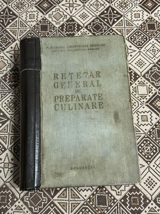 Retetar general preparate culinare 1962-1963 obiect de colecție