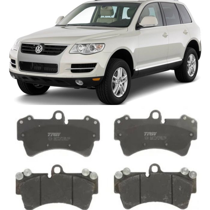 Volkswagen Touareg Оригинальные Передние Колодки Euro Pads