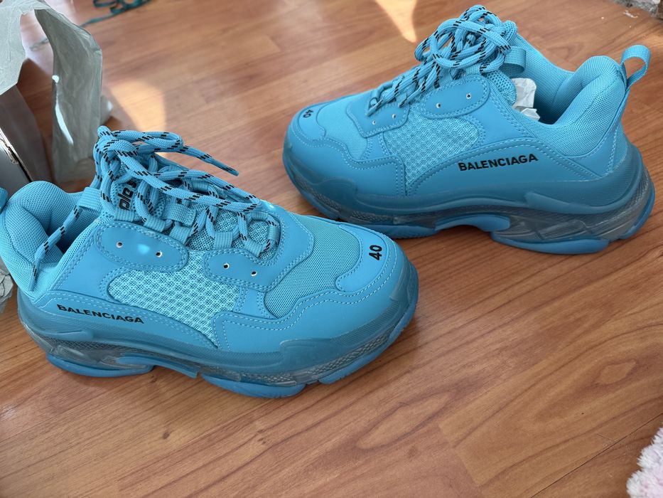 Оригинални Balenciaga Triple S blue / Баленсиага трипъл с сини