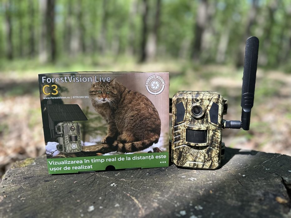 Camere vanatoare cu transmitere Live 4G Gps Panou solar