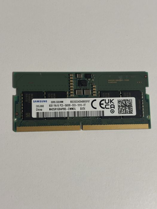 DDR5 16GB (2x8GB) 5600MHz Samsung RAM за лаптоп