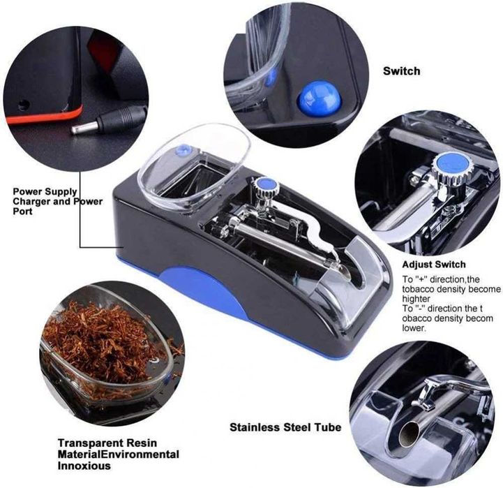 Aparat Electric De Facut Tigari standard 8 mm - Injector Masina Tutun