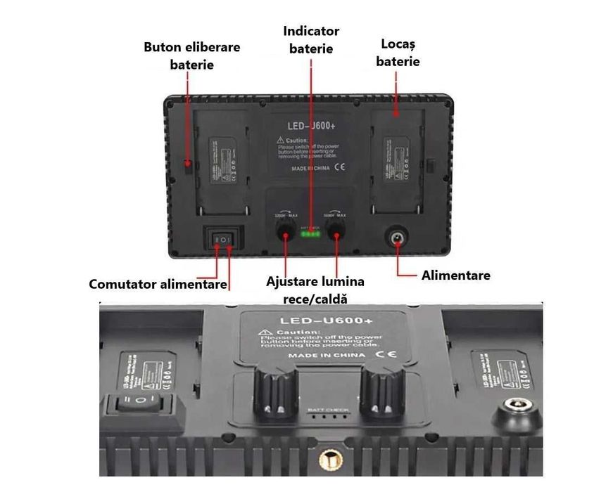 Lampa Make Up, Panou Bi-Color 800 LED, trepied 200 cm | Foto-Video