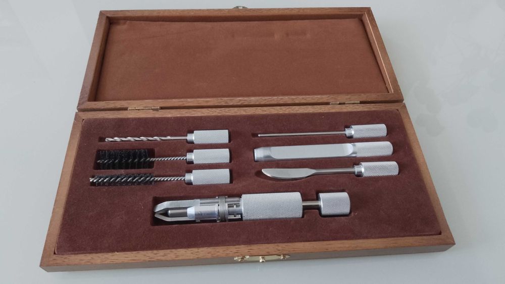 Set profesional curatat pipa, marca ANGELO, 7 piese - ideal Connoissores