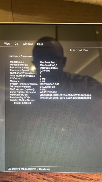 Macbook pro 2009 SSD  Перфектен