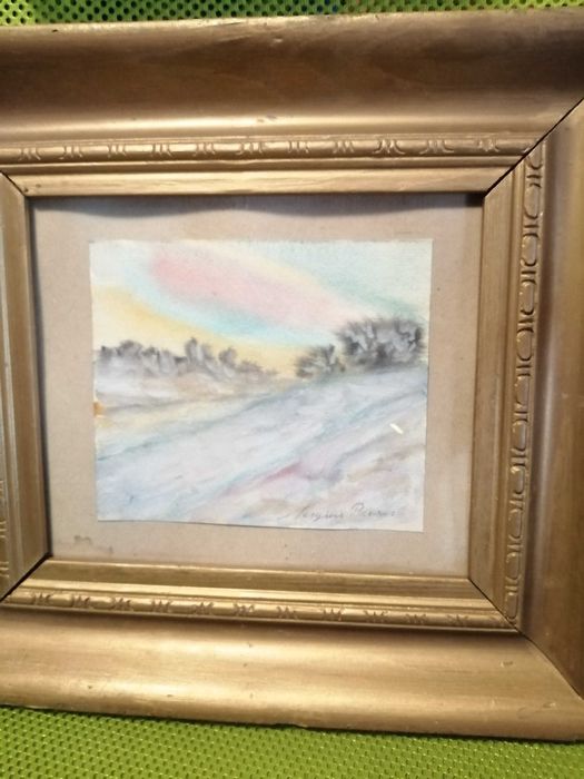 Pictură Acuarelă Sergius Pauser (1896-1970) - Original, Autentic