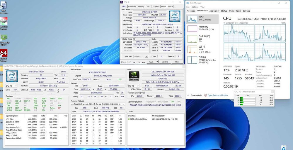 Procesor I5 7400T socket 1151 versiunea 1