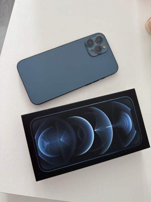 Iphone 12 promax 128 гб. Темно синий.