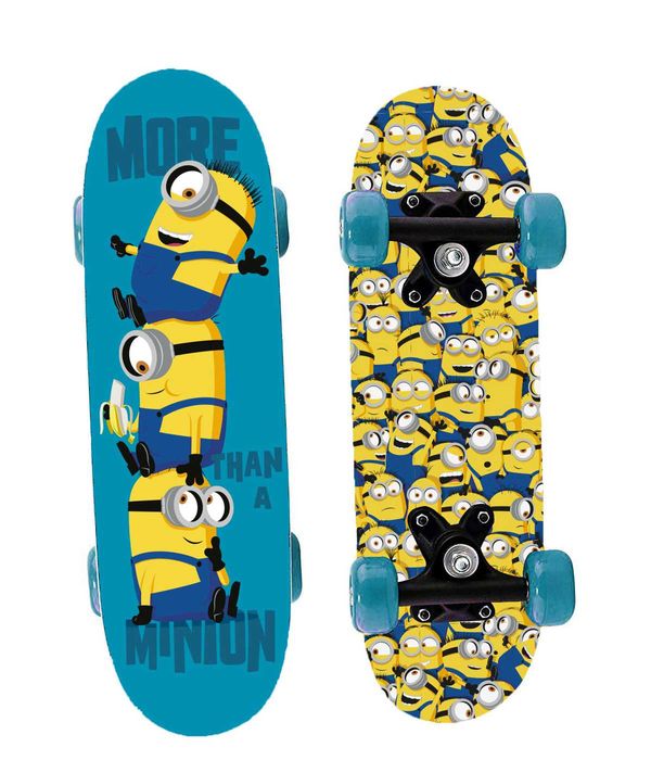 NOU Mini Skateboard JoyToy Minions, lemn, 43x12x8cm