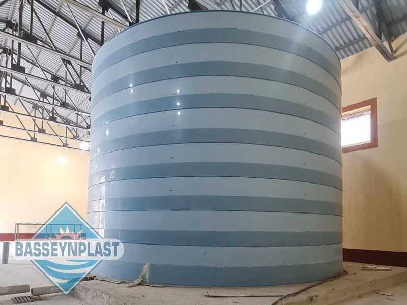 Эко емкость 40м3, тонн пищевая из полипропилена для воды, бак, бочка