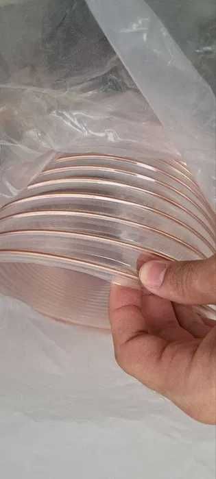 Гофро шланг прозрачный 25 mm  200 mm