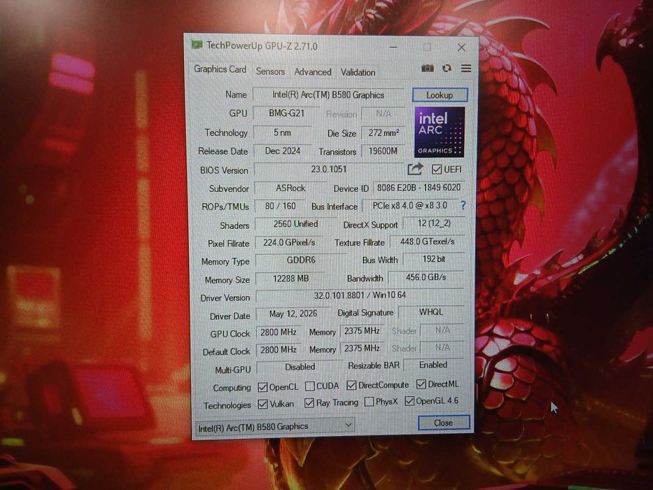 ASRock Arc B580 Steel Legend OC