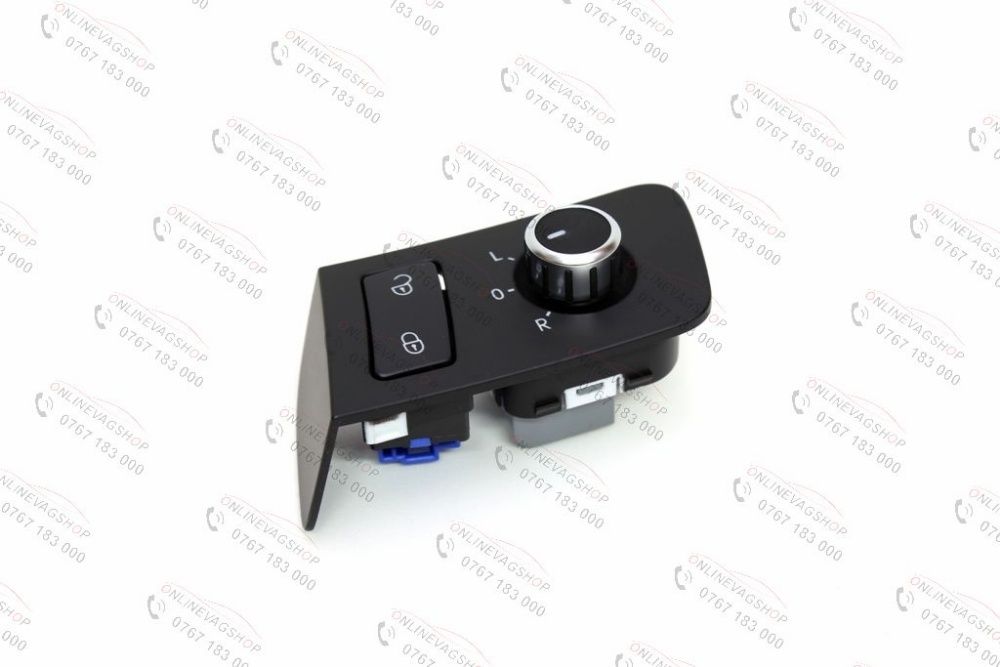 Buton crom reglaj oglinzi +blocare/deblocare usi VW Touran/Caddy