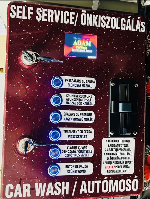 Automatizare Spalatorie Auto CarWash SelfService