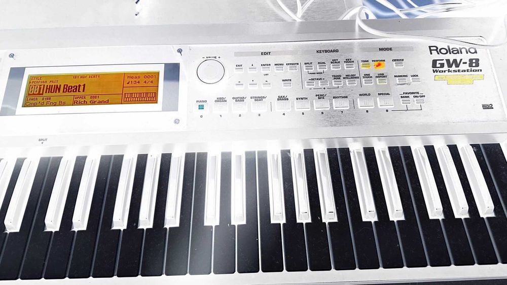 Roland GW-8 Orga electronica, Clapa profesională, bonus stativ si husa