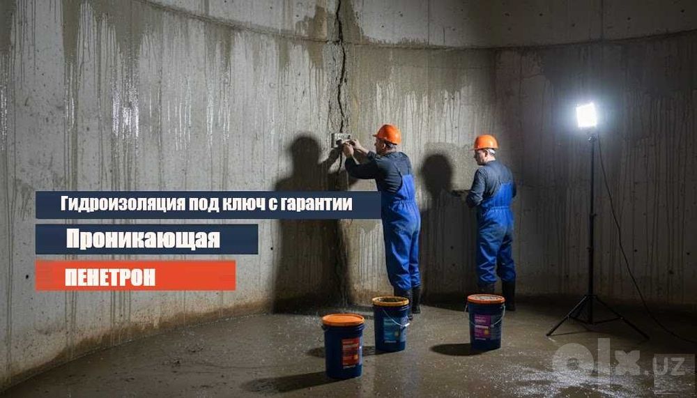 Гидроизоляция Подземные парковки лифтовые шахты приямки резервуары