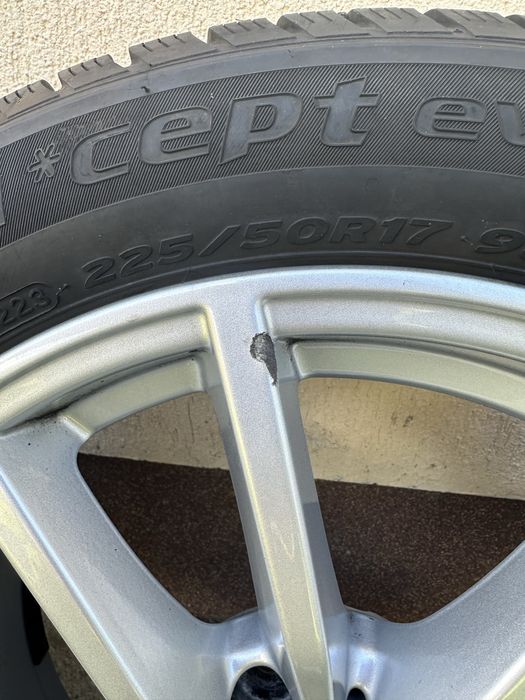 Jante OE BMW Style778 R17+anvelope iarna Hankook