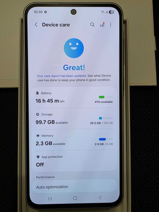 Samsung Galaxy A36 5G, 6GB/128GB Awesome white - нов, с гаранция