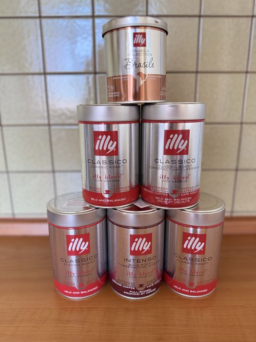 illy-Празни метални кутии-9 бр., НОВИ!!!
