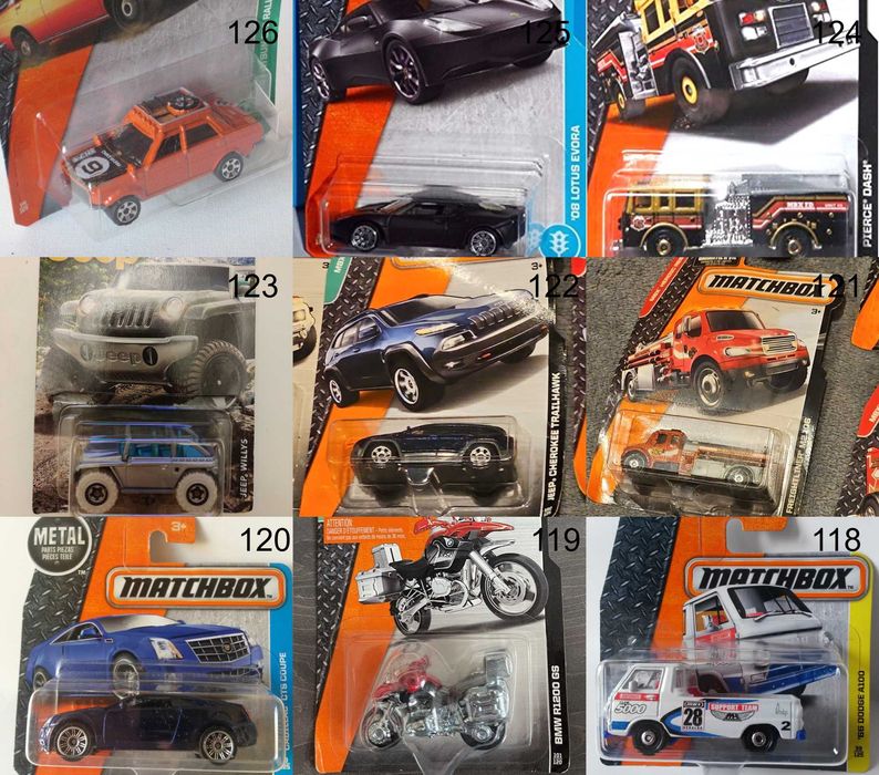 Метални колички Мачбокс Matchbox от различни години в мащаб 1:64 Част2