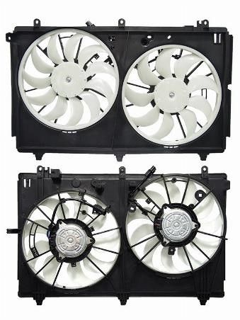 Диффузор радиатора в сборе  Mitsubishi Outlander