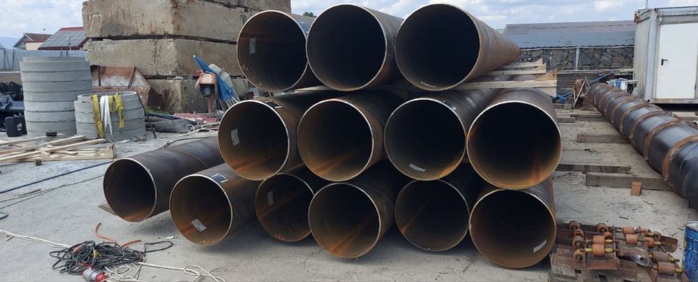 Vand teava metalica trasa si sudata elicoidal teava de subtraversari