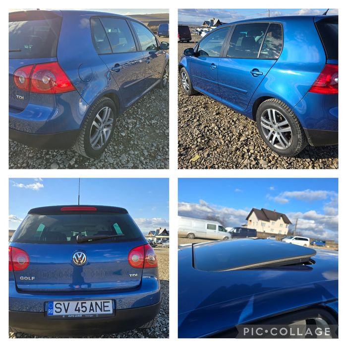 VW Golf 5/1,9/105 cp/trapa/climatronic/senzori parcare ploaie lumini