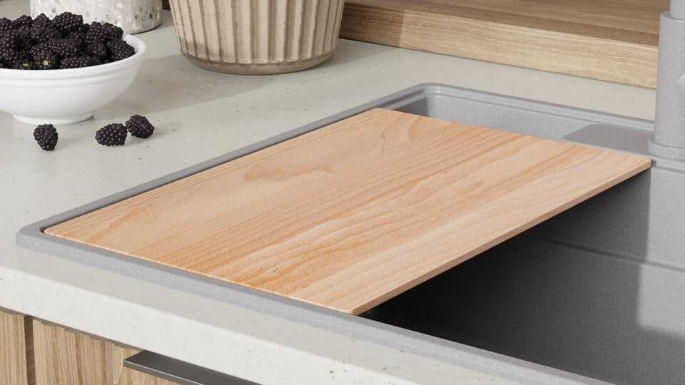 Сева кухненска мивка от гранит Ню Йорк 60 Multispace 580 x 530 мм