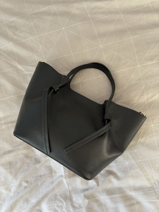 Geantă de umăr piele naturală, KARA Cordis, Made in Italy, nouă