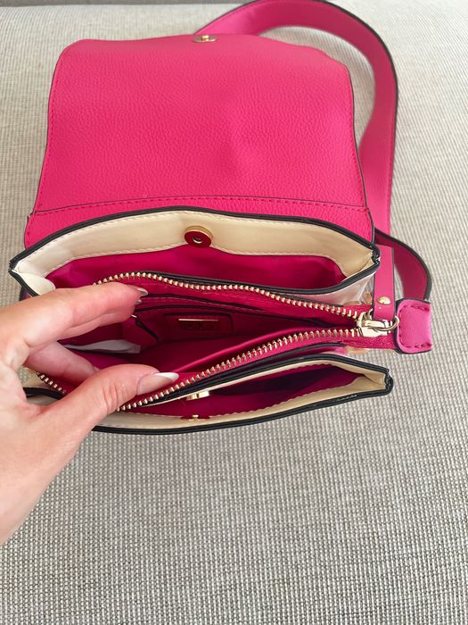 Дамска чанта Rocco Barocco - наситено розово