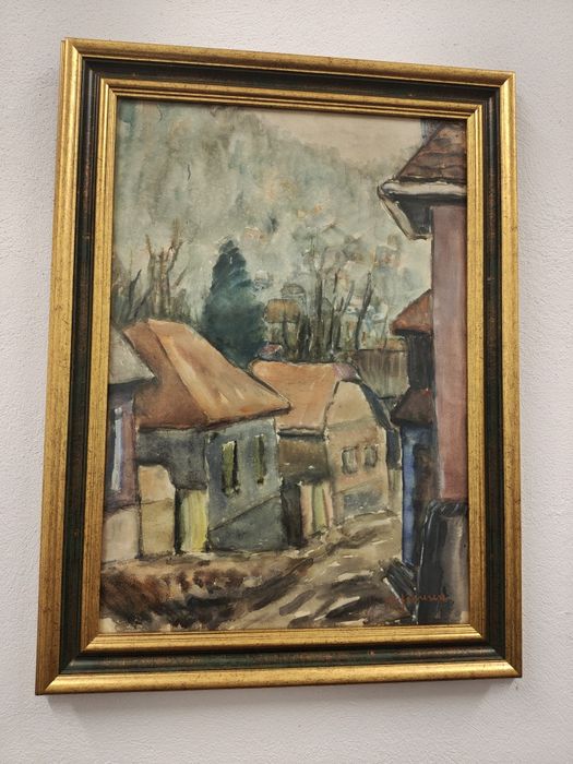 Peisaj lucrare semnata" Ștefănescu"