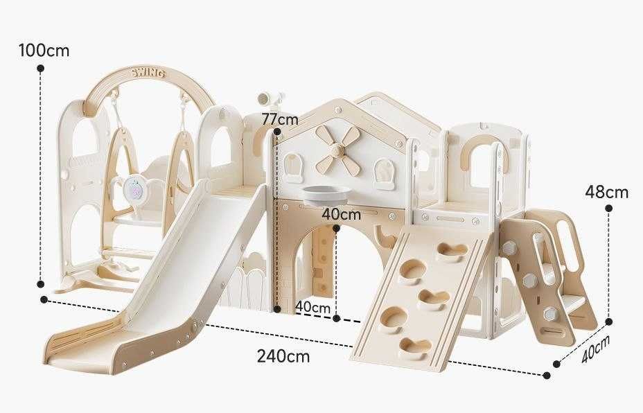 Детская качеля и горка, Gorka kachelya manej