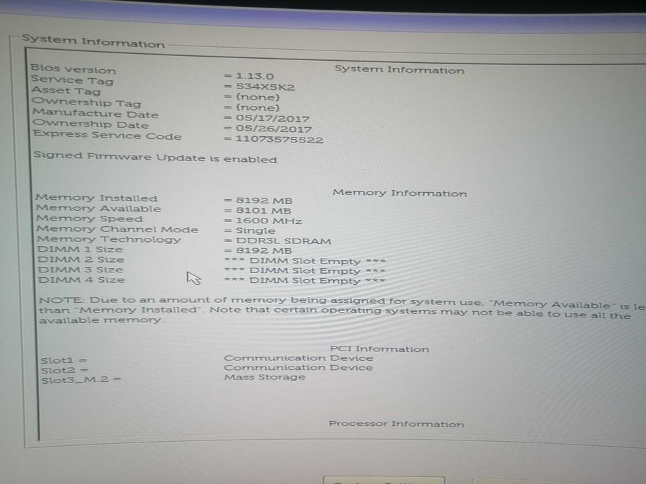 Sistem Desktop PC Dell OptiPlex 5040 SFF Intel i5-6500 3.20 8GB 128gb