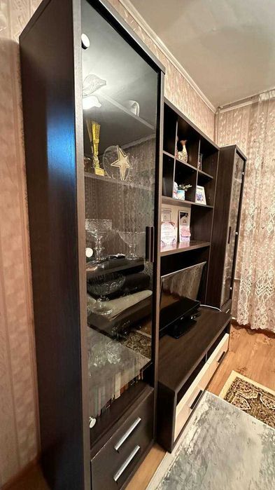 Шкаф, тв зона, мебель