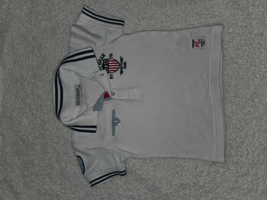 Лот от 4 Летни Тениски и 1 Гащеризонче - 9-12м