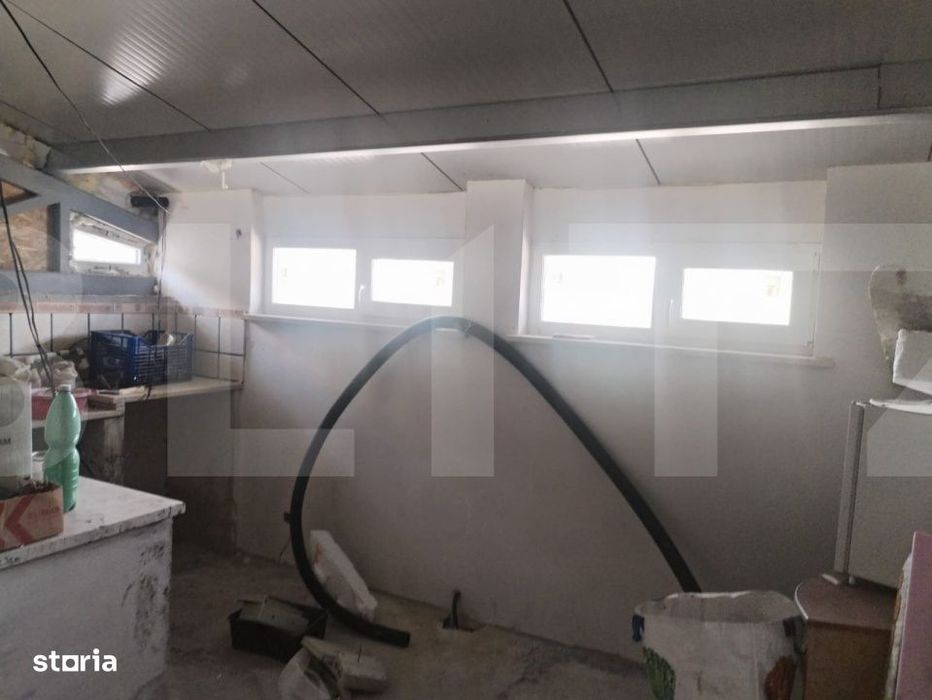 Hala industriala noua, 300 mp utili +  curte betonata – Catamarasti