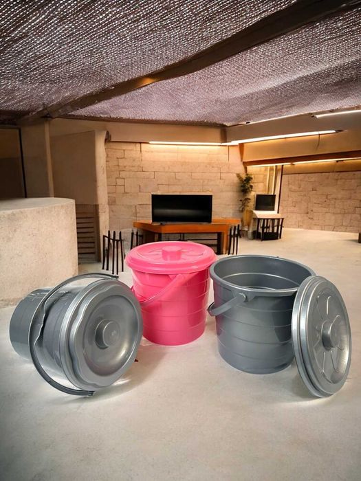 Ведро «Ф» с крышкой — 10 / 12 литров