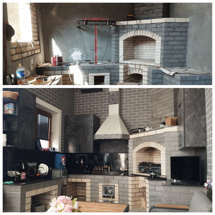 летняя кухня камин очаг барбекю