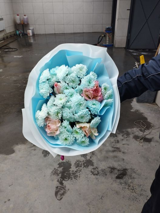 Цветы , букет . 4000