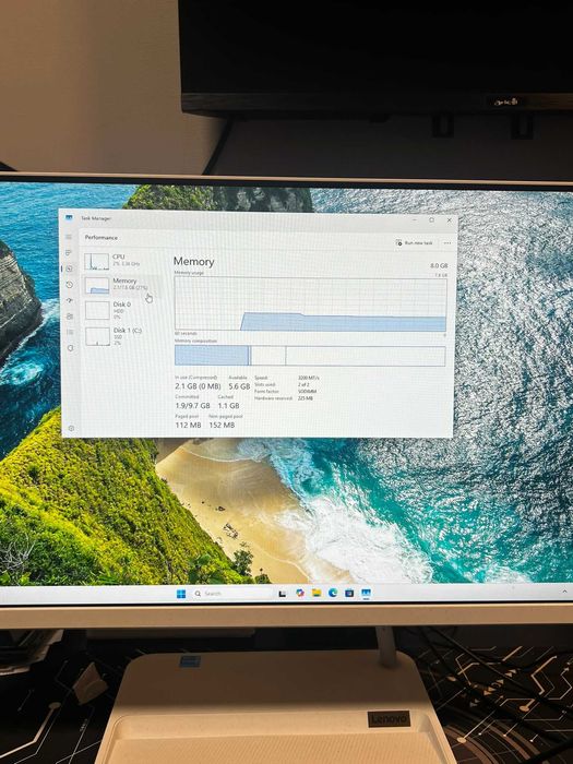 Lenovo ALL IN ONE / I3 GEN 11 / 8 GB RAM * Krom Amanet Margeanului  *
