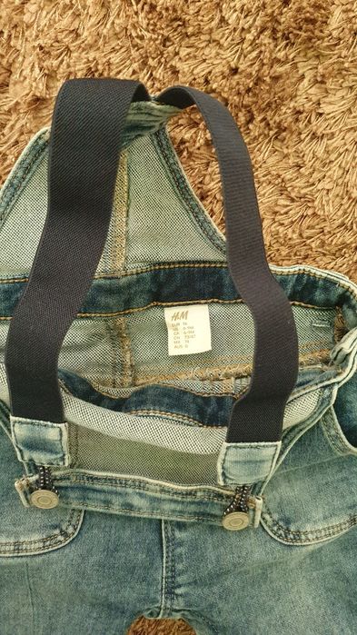 Salopeta denim H&M pentru bebelusi, m74