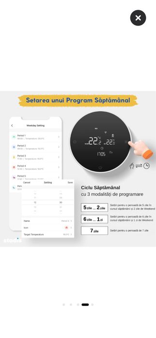 Termostat Smart Wireless incalzire 300 lei fix
