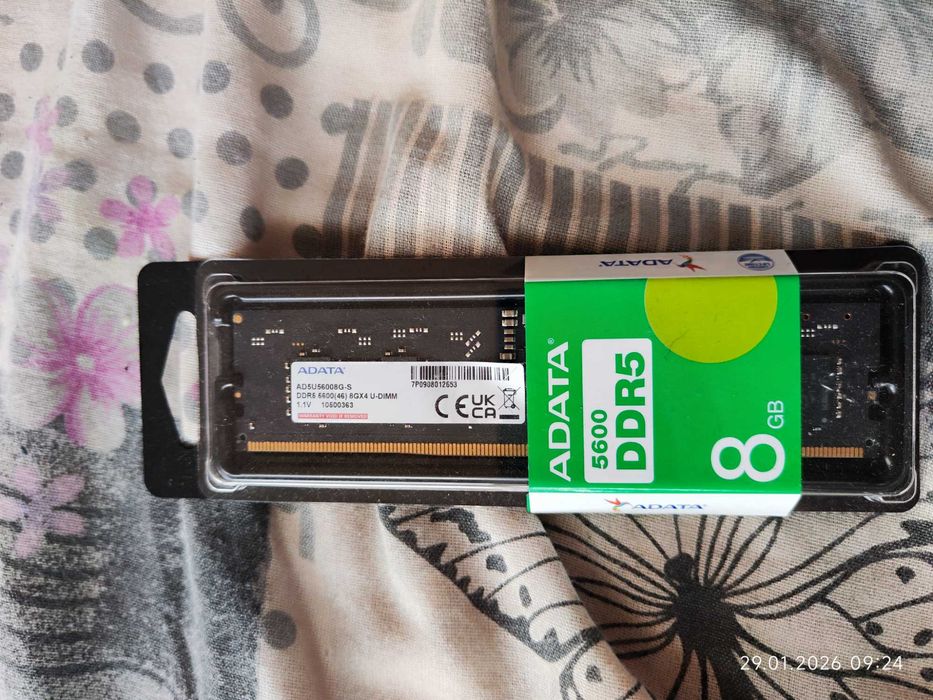 Рам памет 8GB DDR5 5600 ADATA - Чисто нова!