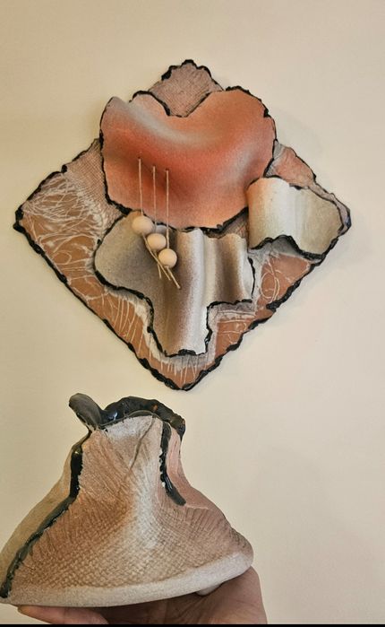 Ръчно изработени пано и кашпа