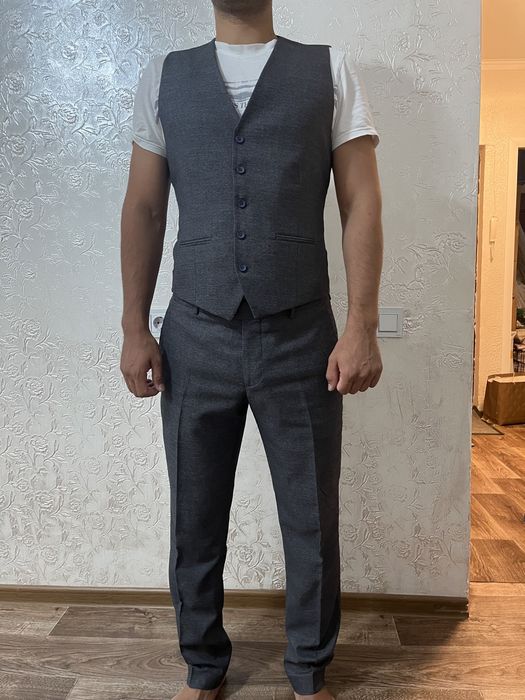 Костюм шалбар жакет тройка