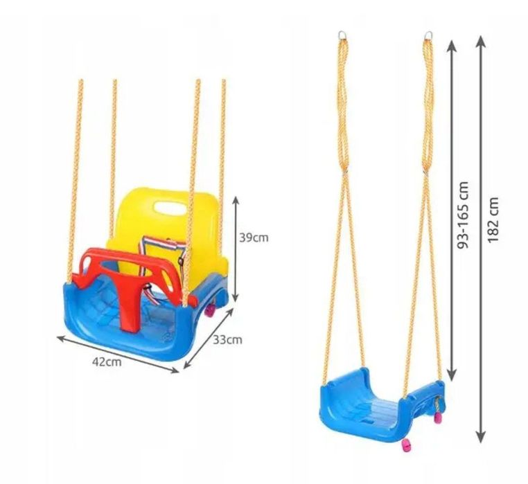 3 в 1 Качели детские подвесные.