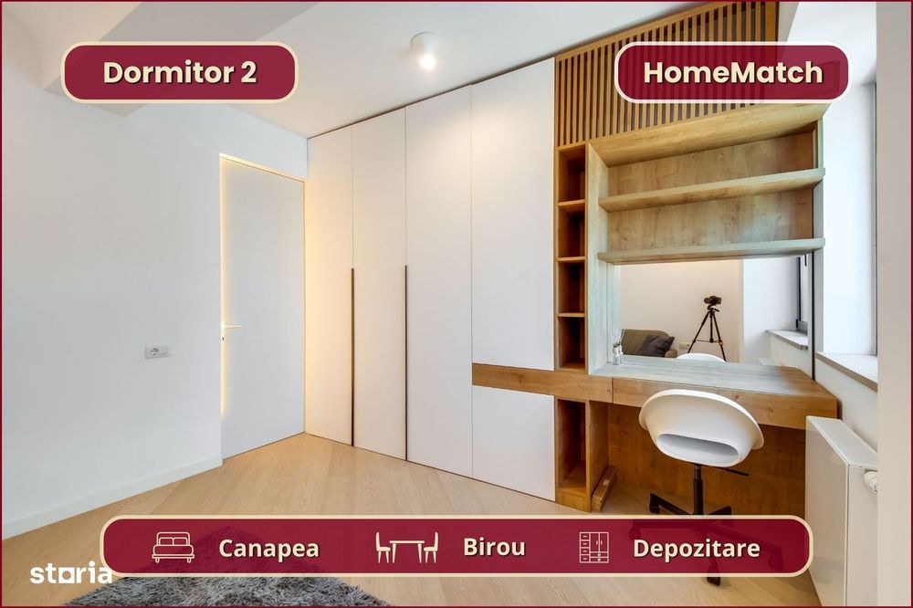 Cortina North || 3 camere || Birou || Investiție || Comision 0%