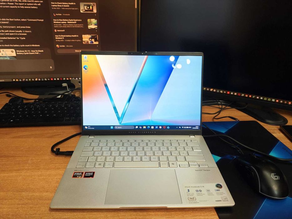 LAPTOP ASUS VIVOBOOK S14 32GB RAM 1TB SSD AMD Ryzen™ AI 9 HX 370 3K ASUS Lumina OLED display
