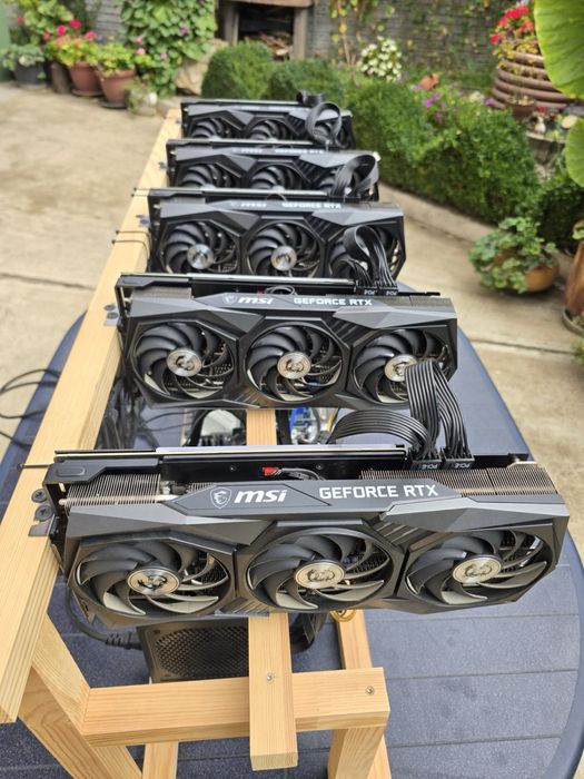 Продавам майнинг риг GB , MSI RTX3060